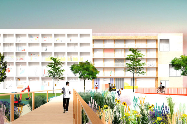 Housing, production and soil cleaning