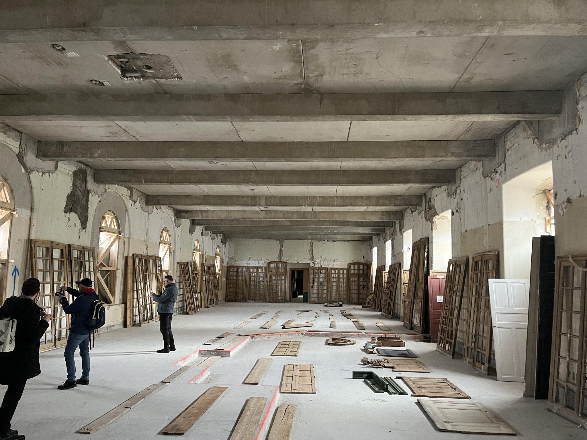 Site visit to the transformation project Hotel Dieu Hospital into a Library